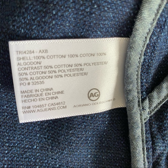 AG Delia Fringe Denim Moto Jacket | SMALL - Picture 9 of 11